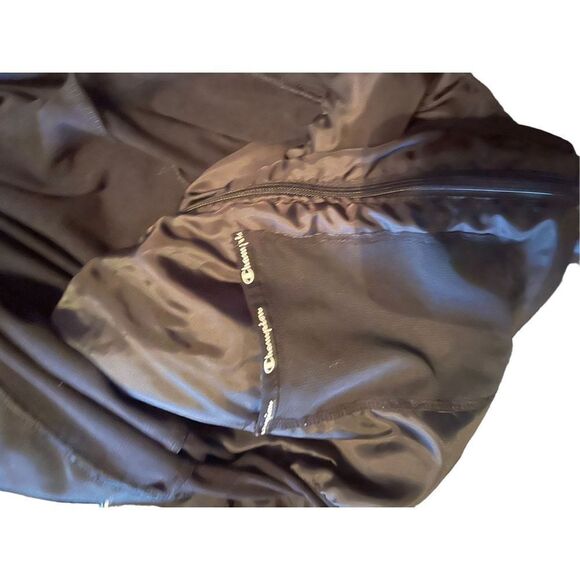 Champion Mens Black Eco Future Recycled Stretch Full-Zip Sweatshirt Large - Picture 5 of 13